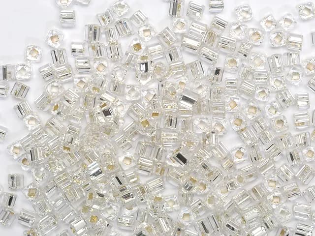 Preciosa Triangle beads 3.5/3.5 mm 78102 Silverline-Kristal Gumus triangle bead product image