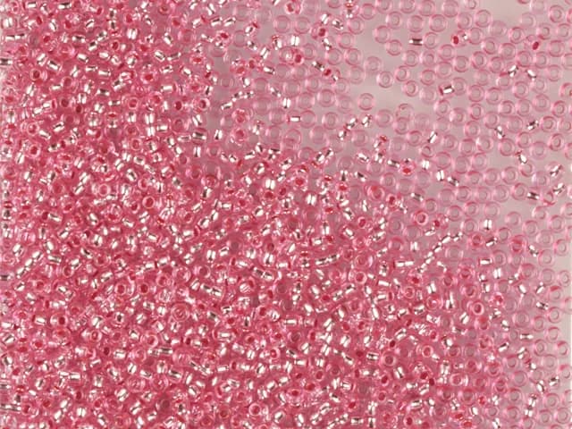 Preciosa 11/0 08275 Cam-Kri̇stal Pembe Dizili kum boncuk ürün görseli